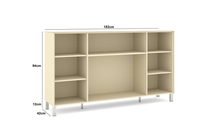 Kommode Reno, kaschmir/Edelstahl-04