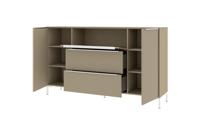 Kommode Reno, taupe/Edelstahl-07