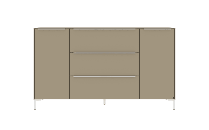 Kommode Reno, taupe/Edelstahl-02