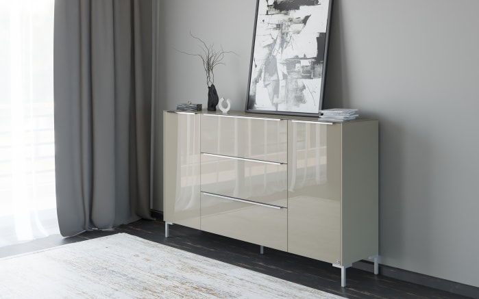 Kommode Reno, taupe/Edelstahl-10