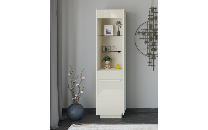 Standvitrine Reno, kaschmir -09