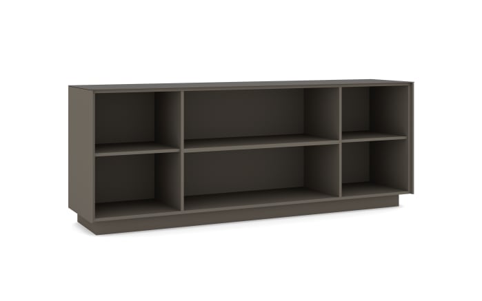 Lowboard Reno, anthrazit/Edelstahl-04