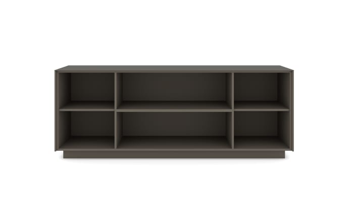 Lowboard Reno, anthrazit/Edelstahl-05