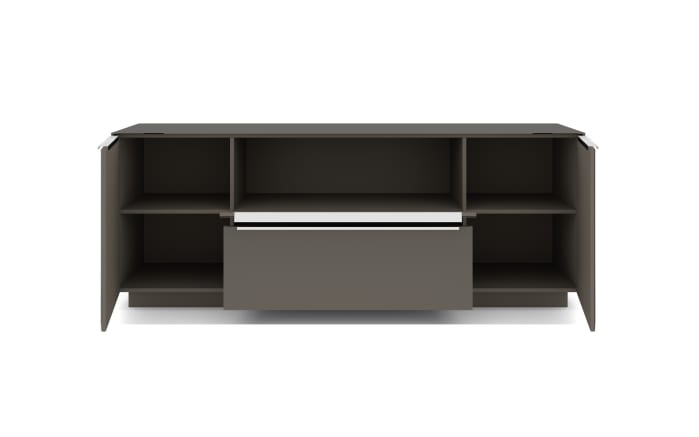 Lowboard Reno, anthrazit/Edelstahl-08