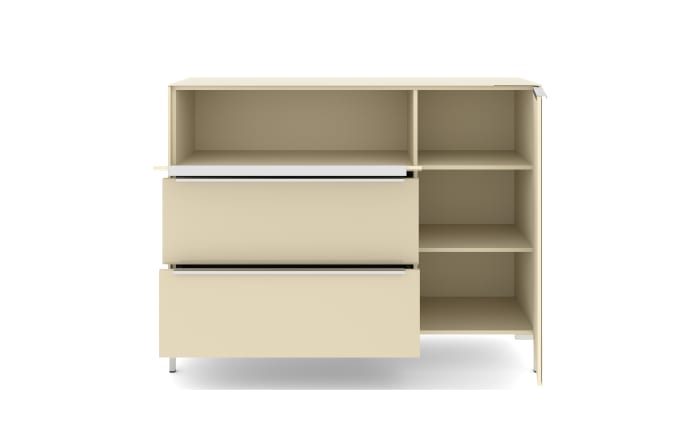 Kommode Reno, kaschmir/Edelstahl-Nachbildung-08