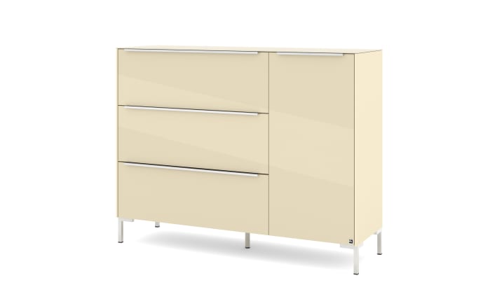 Kommode Reno, kaschmir/Edelstahl-Nachbildung-01