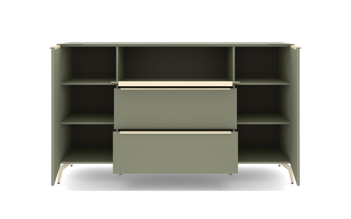 Kommode Reno, olivgrün/kaschmir-07