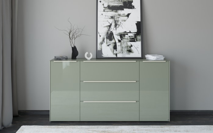 Kommode Reno, olivgrün/kaschmir-10