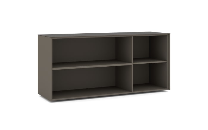 Lowboard Reno, anthrazit/Edelstahl-Nachbildung-05