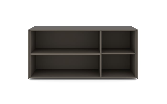 Lowboard Reno, anthrazit/Edelstahl-Nachbildung-06