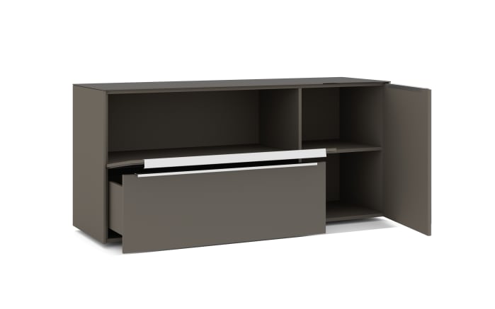 Lowboard Reno, anthrazit/Edelstahl-Nachbildung-08