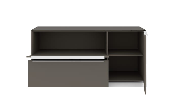 Lowboard Reno, anthrazit/Edelstahl-Nachbildung-09