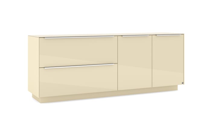 Lowboard Reno, kaschmir/Edelstahl-Nachbildung-03