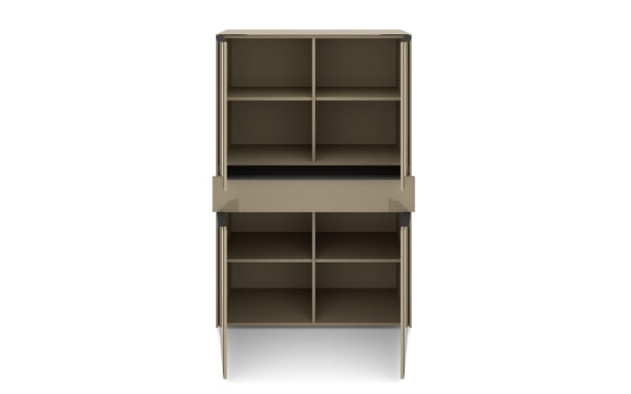 Highboard Reno, taupe/graphit-06