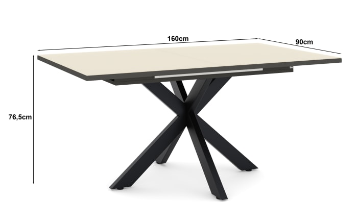 Esstisch Reno, kaschmir, inkl. Synchronauszug-05