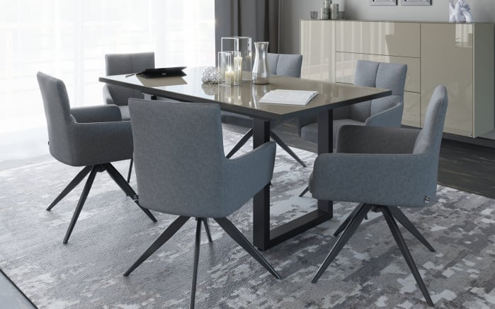 Esstisch Reno, taupe, inkl. Synchronauszug-02