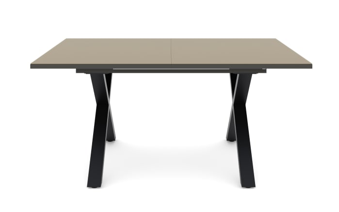Esstisch Reno, taupe/schwarz, inkl. Synchronauszug-03