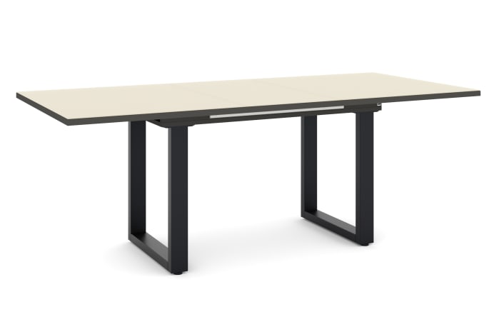 Esstisch Reno, kaschmir/schwarz, inkl. Synchronauszug-04