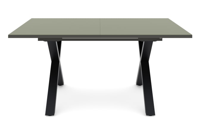 Esstisch Reno, olivgrün/schwarz, inkl. Synchronauszug-03