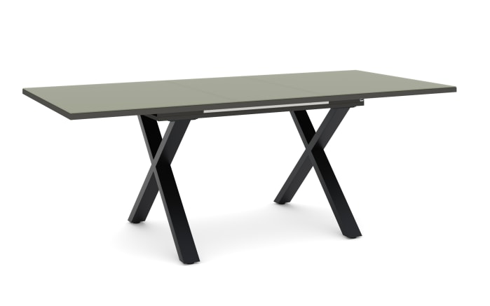 Esstisch Reno, olivgrün/schwarz, inkl. Synchronauszug-04