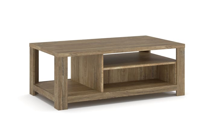 Couchtisch Joana, Rustic Eiche furniert, inkl. Schubkasten-02