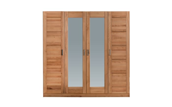 Kleiderschrank Pia, Buche-Nachbildung, 202 x 205 cm