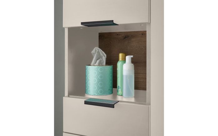 Hochschrank Denver, kaschmir/schwarz-04