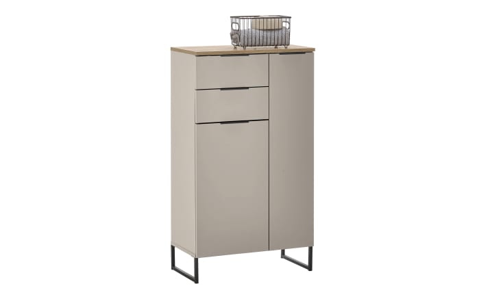Highboard Denver, kaschmir/schwarz-01