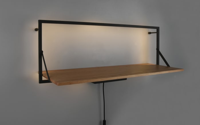 LED-Regal Becky in Holz-Nachbildung, 90 x 30 cm-08