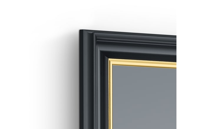 Rahmenspiegel Ina, schwarz/goldfarbig, 50 x 150 cm-03
