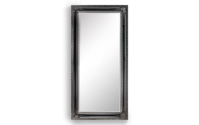 Rahmenspiegel Lara, schwarz/silberfarbig, 100 x 120 cm -02