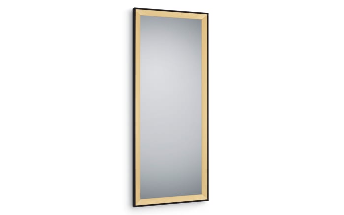 Rahmenspiegel Bianka in goldfarbig/schwarz, 70 x 170 cm-01