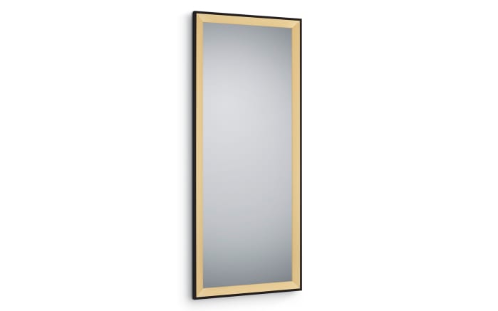 Rahmenspiegel Bianka in goldfarbig/schwarz, 70 x 170 cm-01