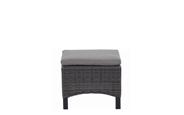 Hocker Corido, Gestell in anthrazit, Sitzauflage in taupe-04