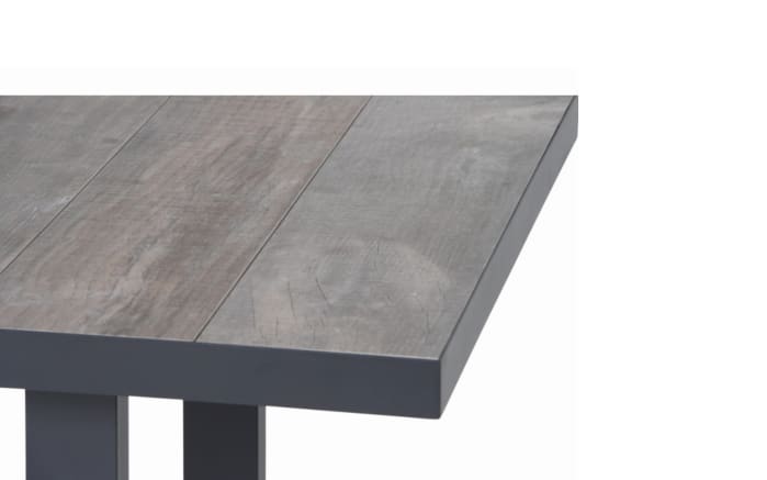 Dining Tisch Corido, Gestell in anthrazit, Tischplatte washed grey-02
