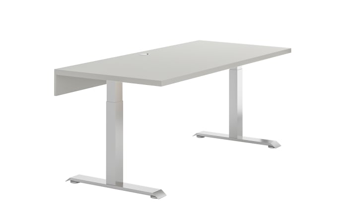 Tischplatte Vary, grau, inkl. Kabeldurchlass-03