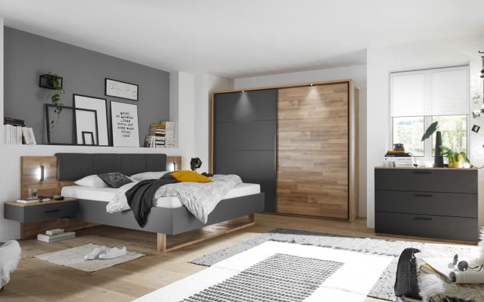 Bett Rivoli 494 in Montana Oak, graphit, 180 x 200 cm-03