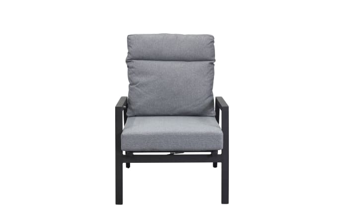Gartensessel Sondrino, Aluminiumgestell in schwarz-03