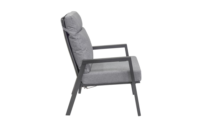 Sessel Sondrino, silber/hellgrau-03