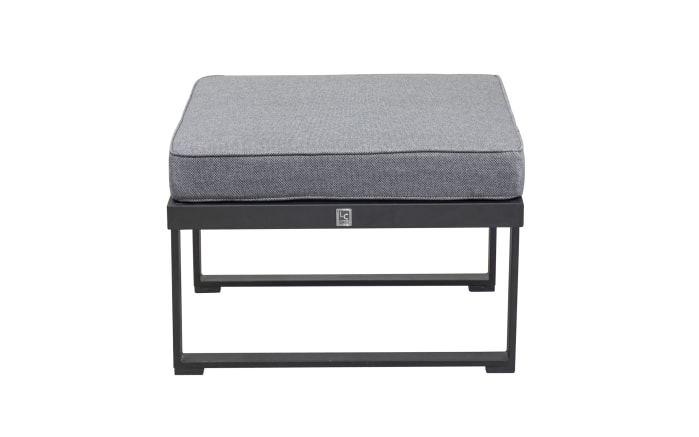 Hocker Sondrino, silber/hellgrau