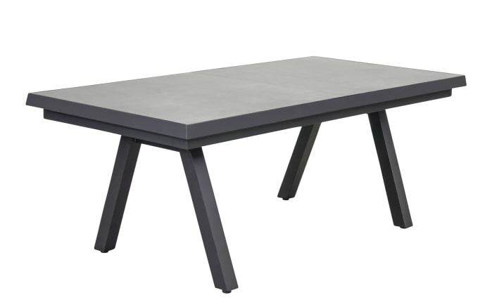 Ausziehtisch Sondrino, Keramik/Aluminium, anthrazit-01