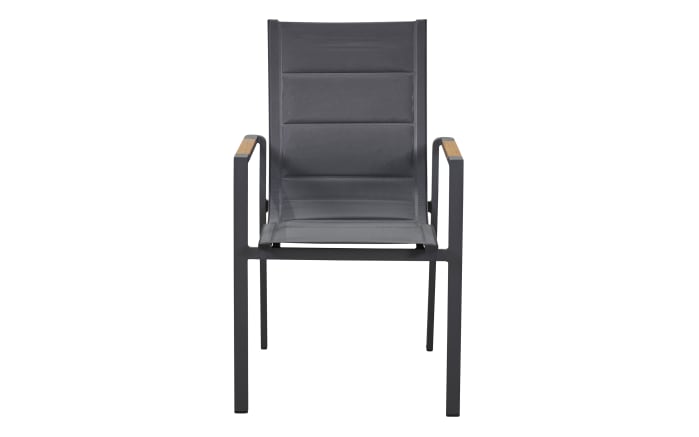 Stapelsessel Unicamo, anthrazit/Teakholz-04