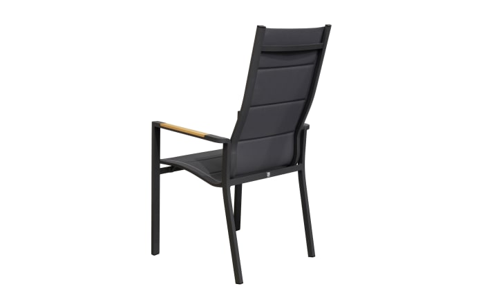 Stapelstuhl Unicamo, anthrazit/Teakholz-03