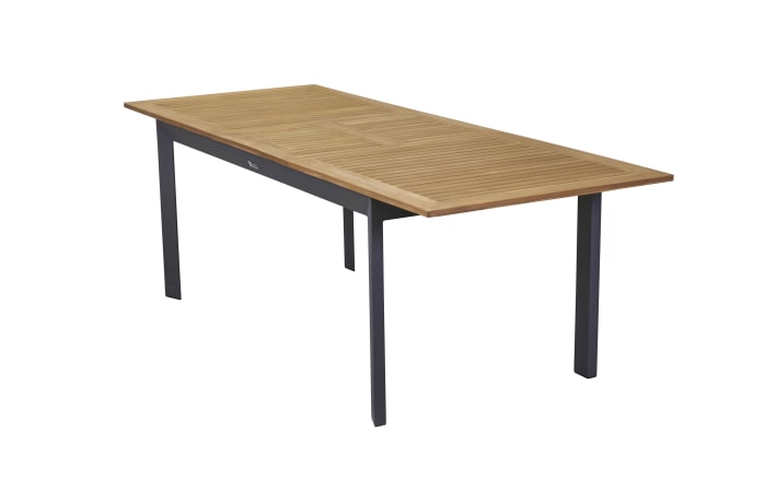 Gartentisch Unicamo, anthrazit/Teakholz-02