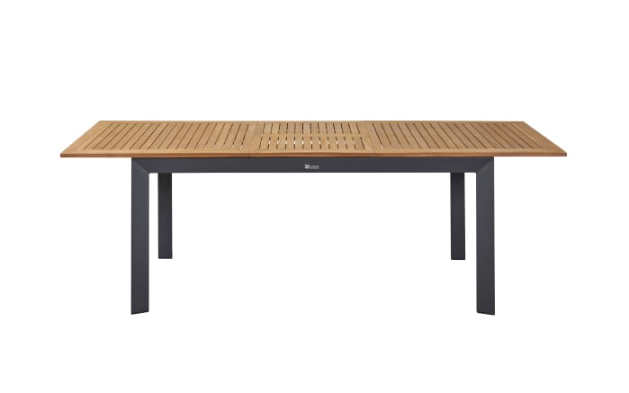 Gartentisch Unicamo, anthrazit/Teakholz-01