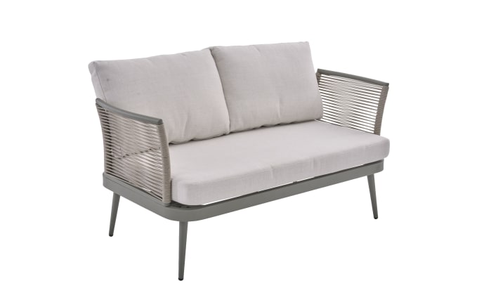 Gartensofaset Rieti, hellgrau, 4-teilig -07