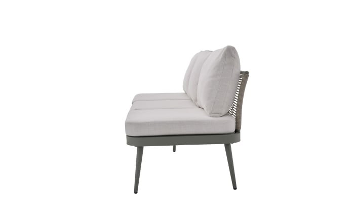 Gartensofa Rieti, grau/hellgrau, inkl. Kopfteilverstellung vorstehend rechts-02