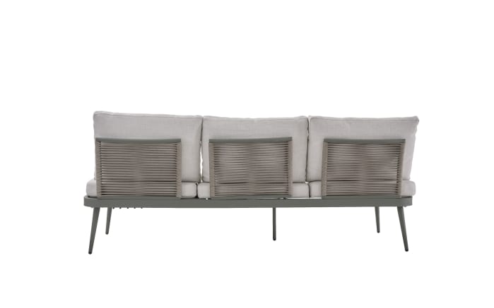 Gartensofa Rieti, grau/hellgrau, inkl. Kopfteilverstellung vorstehend rechts-04