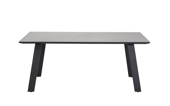 Garten-Esstisch Sunrest, Gestell anthrazit, Tischplatte grau-02