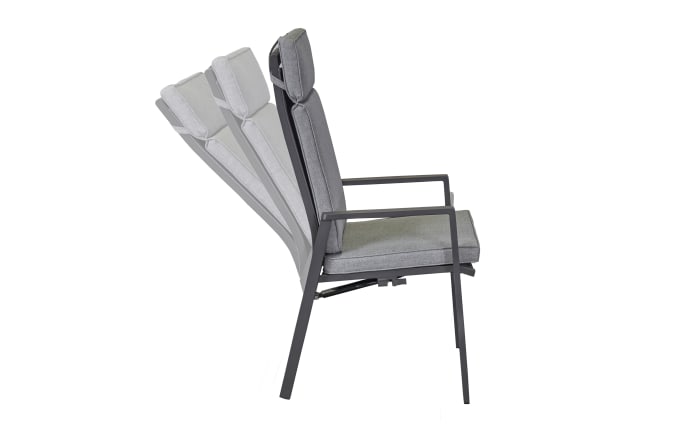 Positionsstuhl Sunfort, silber/schwarz-02
